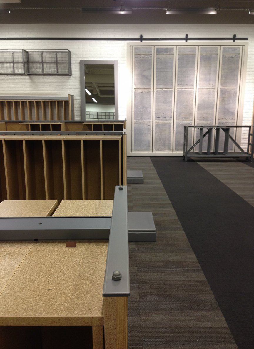 DSW accent wall finishing, Ithaca, NY